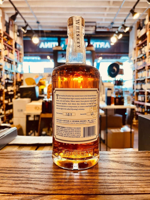 Wyoming Small Batch Bourbon Whiskey 750mL - Arthur Cantina Wine & Liquor