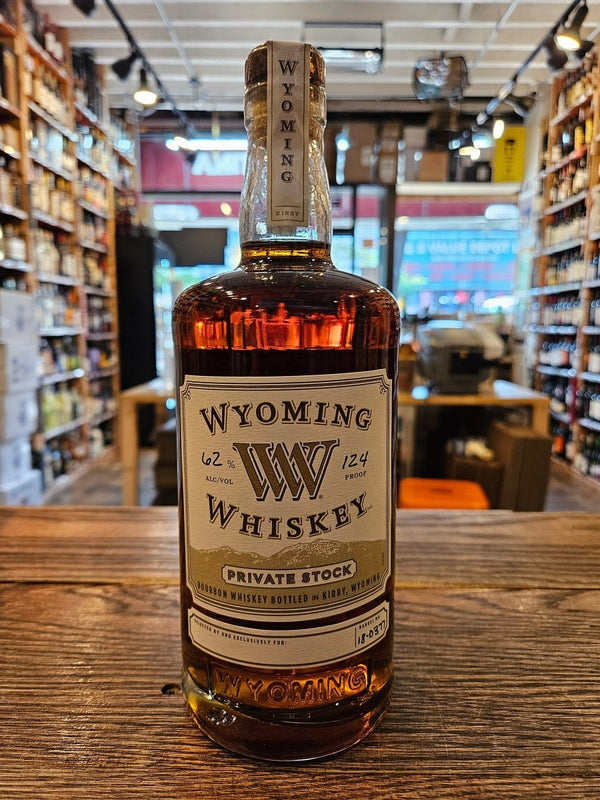 Wyoming Whiskey Private Stock Bourbon Whiskey 750mL - Arthur Cantina Wine & Liquor