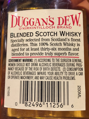 Duggan's Dew Scotch 200mL
