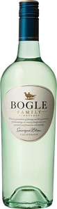 Bogle Sauvignon Blanc 750mL a clear wine bottle with a white label and blue top