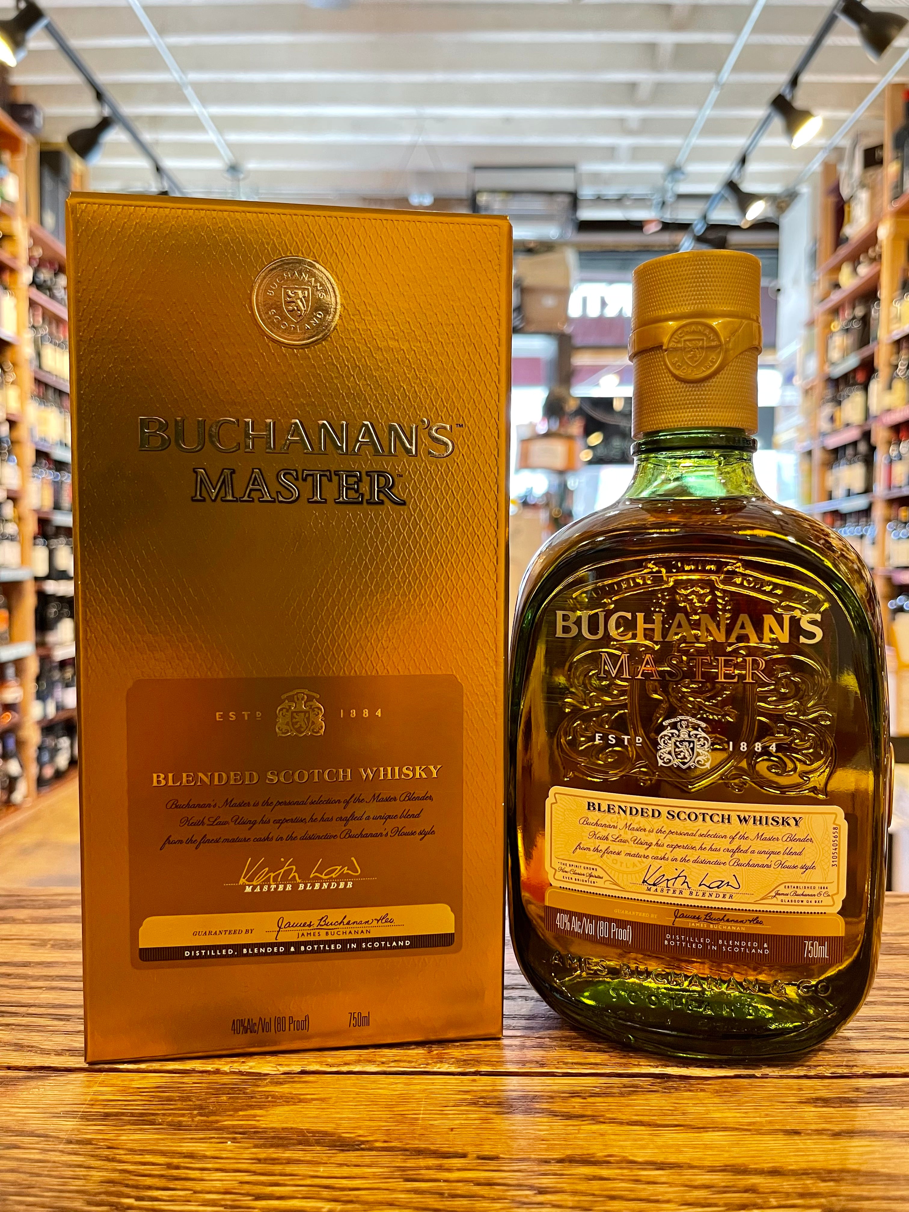 Buchanans Master Blended Scotch 750ml