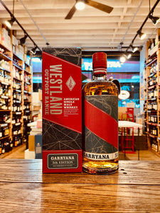 Westland Whiskey Single Malt Garryana 750mL 5th Edition